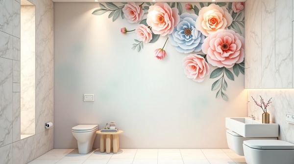 10 idées de panneaux muraux pour sublimer votre salle de bain