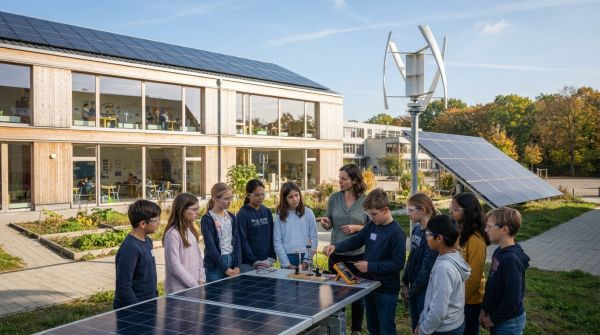 L'énergie renouvelable dans les écoles : éducation et pratiques